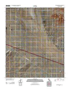 Sidewinder Well California Historical topographic map, 1:24000 scale, 7.5 X 7.5 Minute, Year 2012
