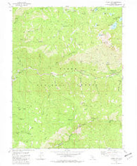 Sierra City California Historical topographic map, 1:24000 scale, 7.5 X 7.5 Minute, Year 1981