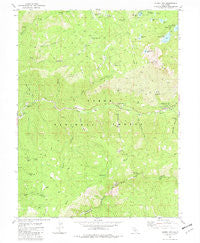 Sierra City California Historical topographic map, 1:24000 scale, 7.5 X 7.5 Minute, Year 1981