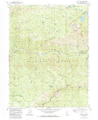 Sierra City California Historical topographic map, 1:24000 scale, 7.5 X 7.5 Minute, Year 1981