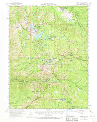 Sierra City California Historical topographic map, 1:62500 scale, 15 X 15 Minute, Year 1955