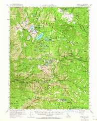 Sierra City California Historical topographic map, 1:62500 scale, 15 X 15 Minute, Year 1955