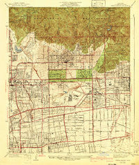 Sierra Madre California Historical topographic map, 1:24000 scale, 7.5 X 7.5 Minute, Year 1941
