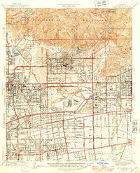 Sierra Madre California Historical topographic map, 1:24000 scale, 7.5 X 7.5 Minute, Year 1941