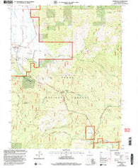 Sierraville California Historical topographic map, 1:24000 scale, 7.5 X 7.5 Minute, Year 2000