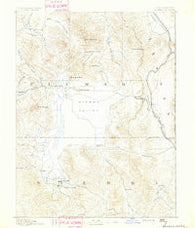 Sierraville California Historical topographic map, 1:125000 scale, 30 X 30 Minute, Year 1892