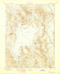 Sierraville California Historical topographic map, 1:125000 scale, 30 X 30 Minute, Year 1894