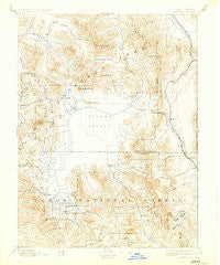 Sierraville California Historical topographic map, 1:125000 scale, 30 X 30 Minute, Year 1894