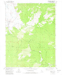Sierraville California Historical topographic map, 1:24000 scale, 7.5 X 7.5 Minute, Year 1981