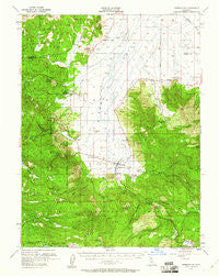 Sierraville California Historical topographic map, 1:62500 scale, 15 X 15 Minute, Year 1955