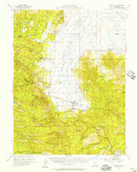 Sierraville California Historical topographic map, 1:62500 scale, 15 X 15 Minute, Year 1955