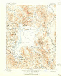 Sierraville California Historical topographic map, 1:125000 scale, 30 X 30 Minute, Year 1890