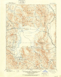 Sierraville California Historical topographic map, 1:125000 scale, 30 X 30 Minute, Year 1894