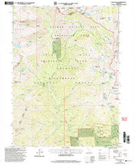Siligo Peak California Historical topographic map, 1:24000 scale, 7.5 X 7.5 Minute, Year 1998