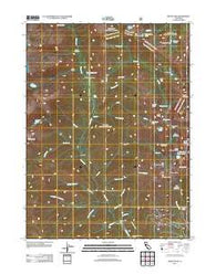 Siligo Peak California Historical topographic map, 1:24000 scale, 7.5 X 7.5 Minute, Year 2012