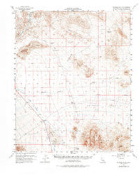 Silurian Hills California Historical topographic map, 1:62500 scale, 15 X 15 Minute, Year 1956