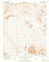 Silurian Hills California Historical topographic map, 1:62500 scale, 15 X 15 Minute, Year 1956