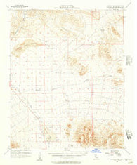Silurian Hills California Historical topographic map, 1:62500 scale, 15 X 15 Minute, Year 1956