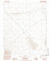 Silurian Lake California Historical topographic map, 1:24000 scale, 7.5 X 7.5 Minute, Year 1983