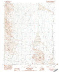 Silurian Valley California Historical topographic map, 1:24000 scale, 7.5 X 7.5 Minute, Year 1983