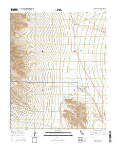 Silurian Valley California Current topographic map, 1:24000 scale, 7.5 X 7.5 Minute, Year 2015