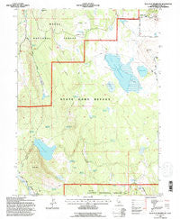 Silva Flat Reservoir California Historical topographic map, 1:24000 scale, 7.5 X 7.5 Minute, Year 1993