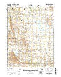 Silva Flat Reservoir California Current topographic map, 1:24000 scale, 7.5 X 7.5 Minute, Year 2015