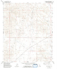 Silver Bell Mine California Historical topographic map, 1:24000 scale, 7.5 X 7.5 Minute, Year 1955