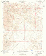 Silver Bell Mine California Historical topographic map, 1:24000 scale, 7.5 X 7.5 Minute, Year 1955