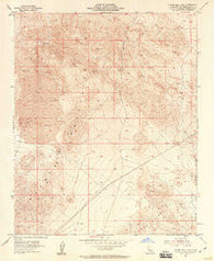Silver Bell Mine California Historical topographic map, 1:24000 scale, 7.5 X 7.5 Minute, Year 1955