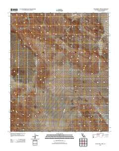 Silver Bell Mine California Historical topographic map, 1:24000 scale, 7.5 X 7.5 Minute, Year 2012
