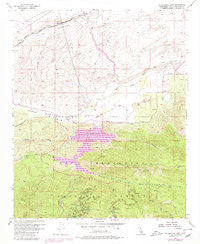 Silverwood Lake California Historical topographic map, 1:24000 scale, 7.5 X 7.5 Minute, Year 1973