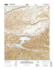 Silverwood Lake California Current topographic map, 1:24000 scale, 7.5 X 7.5 Minute, Year 2015