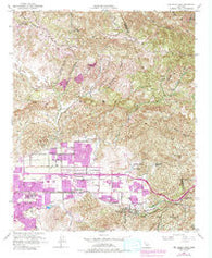 Simi Valley East California Historical topographic map, 1:24000 scale, 7.5 X 7.5 Minute, Year 1951