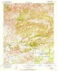 Simi California Historical topographic map, 1:24000 scale, 7.5 X 7.5 Minute, Year 1951