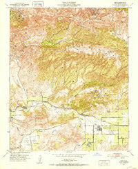 Simi California Historical topographic map, 1:24000 scale, 7.5 X 7.5 Minute, Year 1951