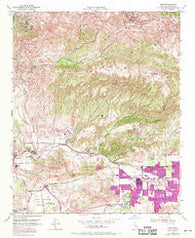 Simi California Historical topographic map, 1:24000 scale, 7.5 X 7.5 Minute, Year 1951