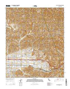 Simi Valley East California Current topographic map, 1:24000 scale, 7.5 X 7.5 Minute, Year 2015
