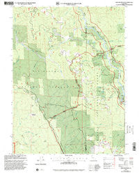 Sims Mountain California Historical topographic map, 1:24000 scale, 7.5 X 7.5 Minute, Year 1997