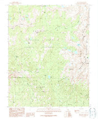 Sing Peak California Historical topographic map, 1:24000 scale, 7.5 X 7.5 Minute, Year 1990