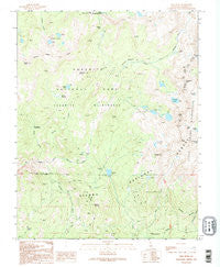 Sing Peak California Historical topographic map, 1:24000 scale, 7.5 X 7.5 Minute, Year 1992