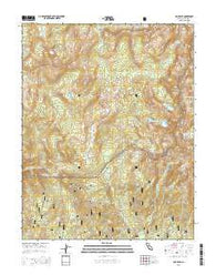 Sing Peak California Current topographic map, 1:24000 scale, 7.5 X 7.5 Minute, Year 2015