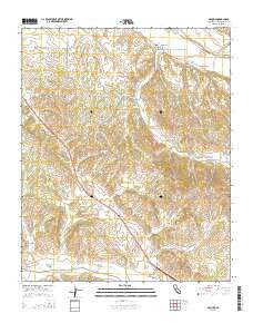 Sisquoc California Current topographic map, 1:24000 scale, 7.5 X 7.5 Minute, Year 2015