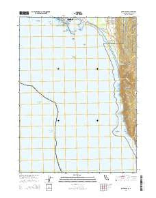 Sister Rocks California Current topographic map, 1:24000 scale, 7.5 X 7.5 Minute, Year 2015