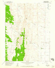 Sites California Historical topographic map, 1:24000 scale, 7.5 X 7.5 Minute, Year 1958