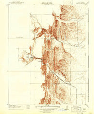 Sites California Historical topographic map, 1:31680 scale, 7.5 X 7.5 Minute, Year 1917