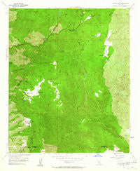 Sitton Peak California Historical topographic map, 1:24000 scale, 7.5 X 7.5 Minute, Year 1954