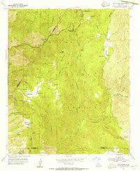 Sitton Peak California Historical topographic map, 1:24000 scale, 7.5 X 7.5 Minute, Year 1954