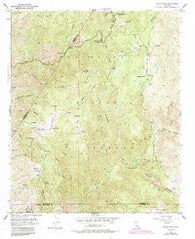 Sitton Peak California Historical topographic map, 1:24000 scale, 7.5 X 7.5 Minute, Year 1954