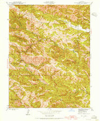Skaggs Springs California Historical topographic map, 1:24000 scale, 7.5 X 7.5 Minute, Year 1943